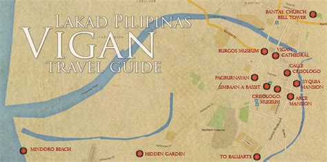 map of vigan city ilocos sur|Vigan Map .